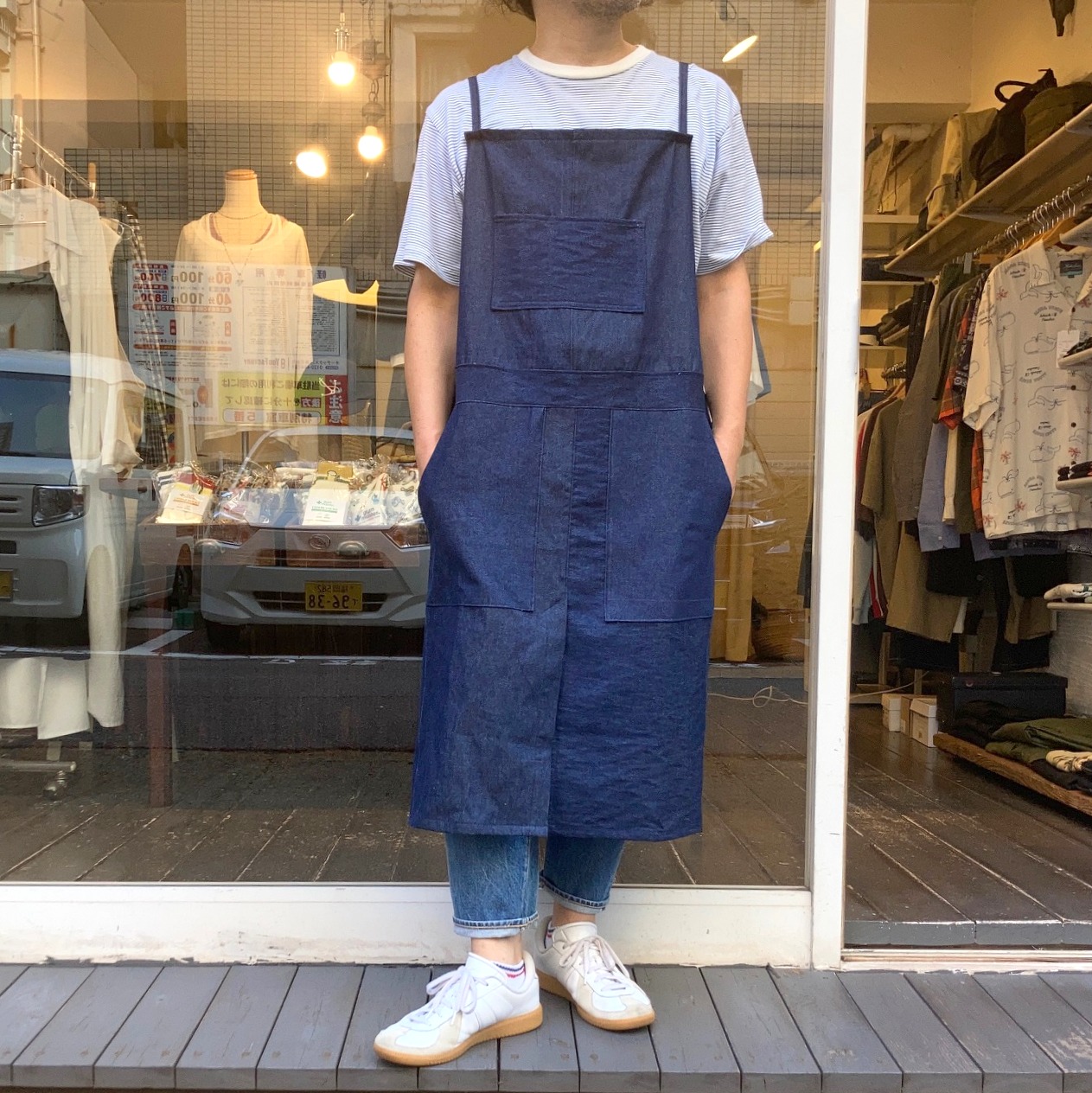 スタンレー&サンズ STANLEY & SONS デニムエプロン スタンレー&サンズ STANLEY & SONS デニムエプロン 保障できる